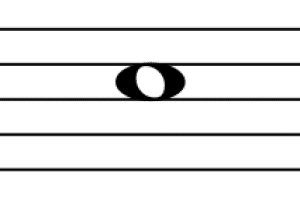 Ganze Note-Zeichen