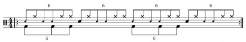 Single Paradiddle Diddle & Bassdrum