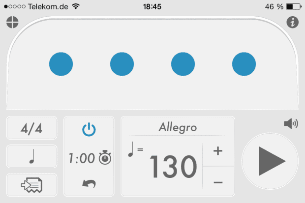 Tempo mit "Landscape" Funktion für breitere Darstellung