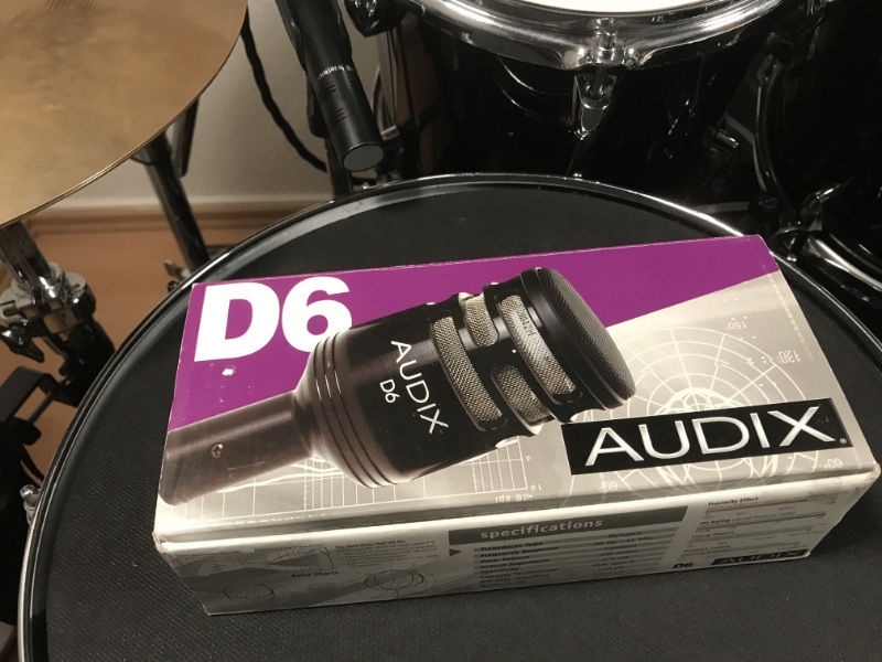 Das Audix D6 ist ein sehr gutes Bass Drum Mikrofon