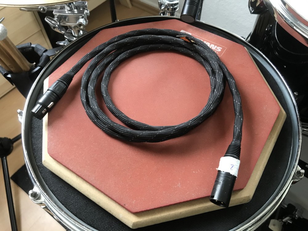 XLR Mikrofonkabel für Schlagzeug Mikrofonierung