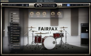 Die Benutzeroberfläche von XLN Audio Addictive Drums 2 Drum VST Plugin